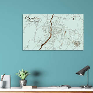 Walden, New York Street Map