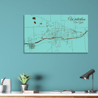 Waterloo, New York Street Map