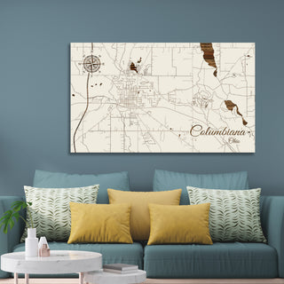 Columbiana, Ohio Street Map