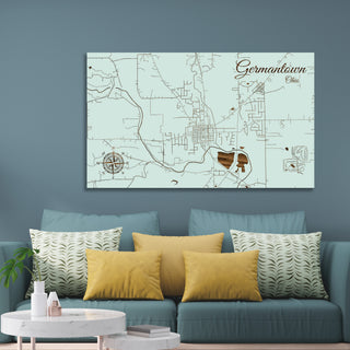Germantown, Ohio Street Map