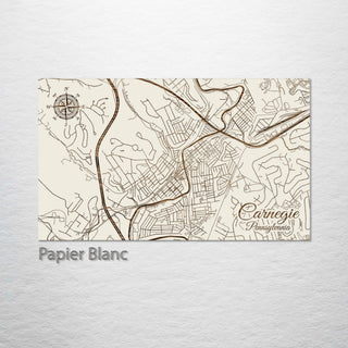 Carnegie, Pennsylvania Street Map