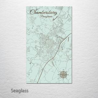 Chambersburg, Pennsylvania Street Map