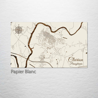 Clarion, Pennsylvania Street Map