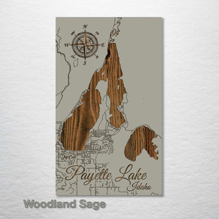 Payette Lake, Idaho Street Map - Fire & Pine