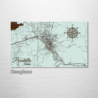 Pocatello, Idaho Street Map - Fire & Pine