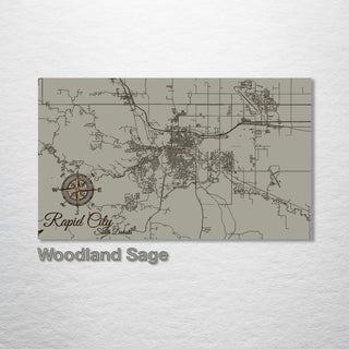 Rapid City, South Dakota Street Map - Fire & Pine