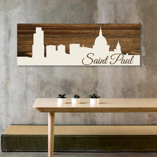Saint Paul, Minnesota Skyline - Fire & Pine