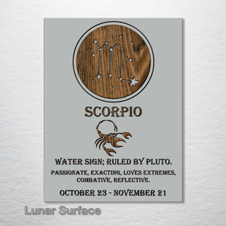 Scorpio Zodiac - Fire & Pine
