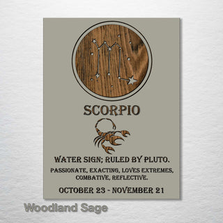 Scorpio Zodiac - Fire & Pine