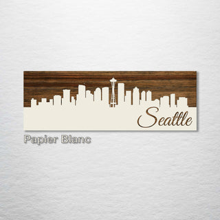 Seattle, Washington Skyline - Fire & Pine
