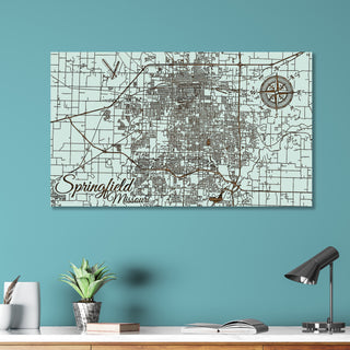 Springfield, Missouri Street Map
