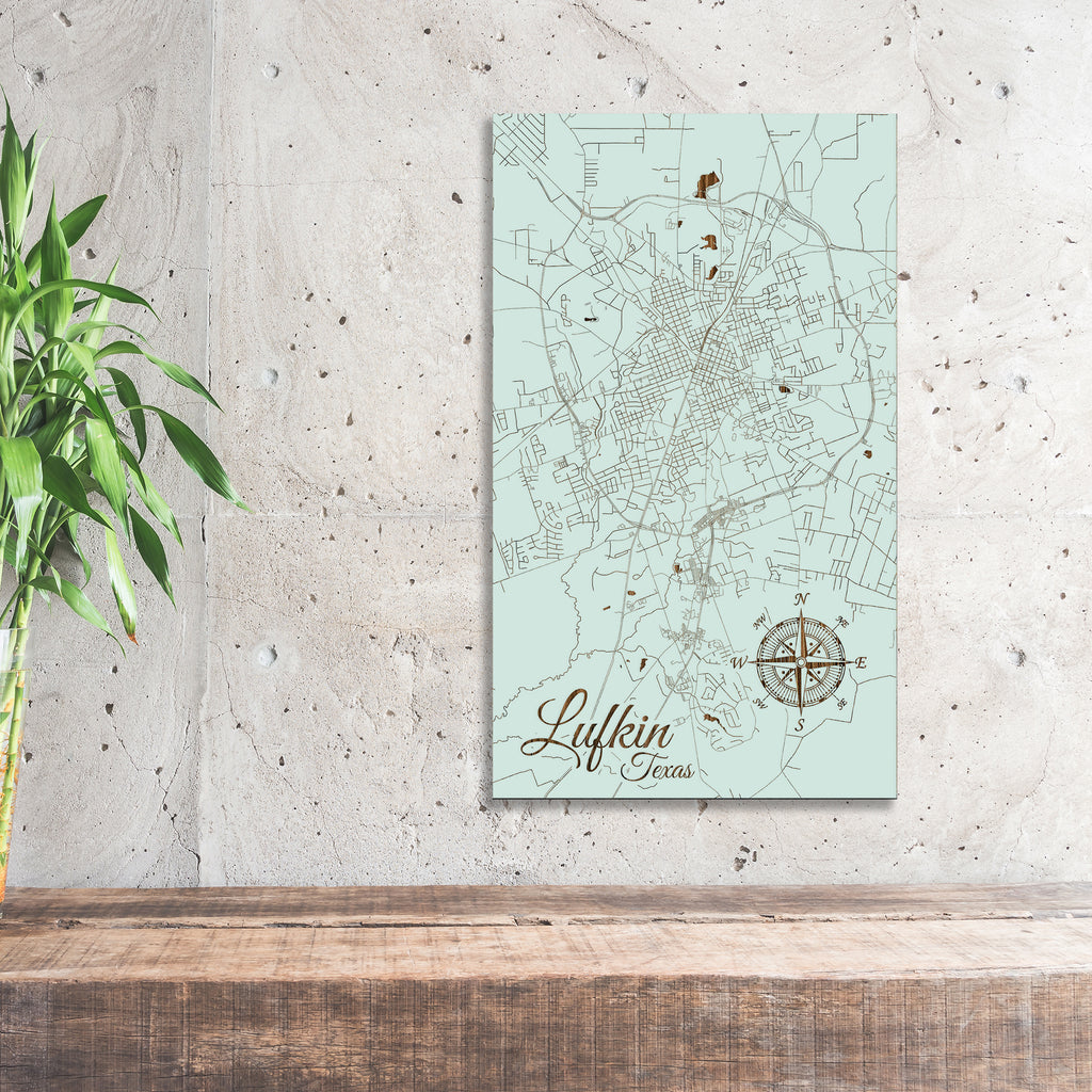 Lufkin, Texas Street Map – Fire & Pine