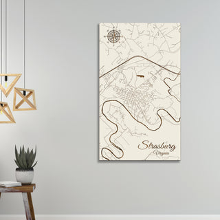 Strasburg, Virginia Street Map