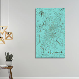 Winchester, Virginia Street Map