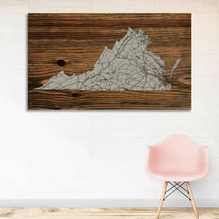 Virginia Isolated Map