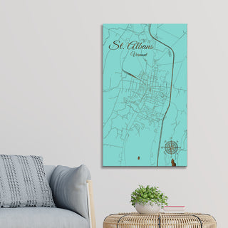 St. Albans, Vermont Street Map