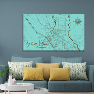 North Bend, Washington Street Map
