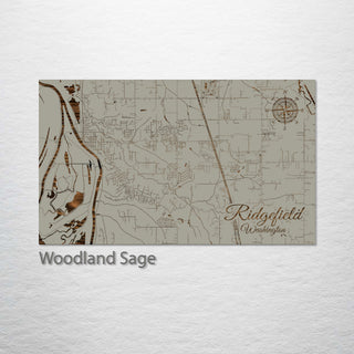 Ridgefield, Washington Street Map