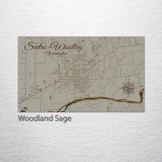 Sedro-Woolley, Washington Street Map
