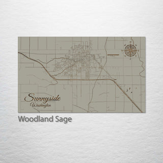 Sunnyside, Washington Street Map