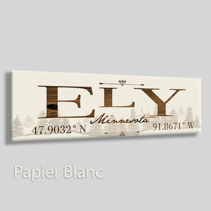 FP0932 - Ely, Minnesota Engraved Stick (Standard)