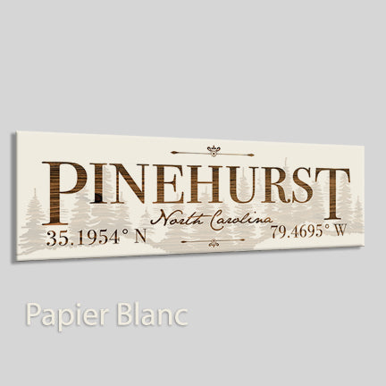FP1449 - Pinehurst, North Carolina Engraved Stick (Standard)