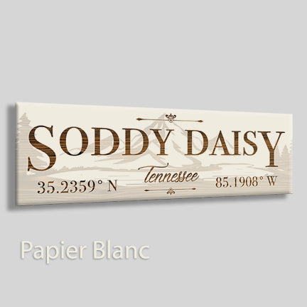 FP1860 - Soddy Daisy, Tennessee Engraved Stick (Bronze)