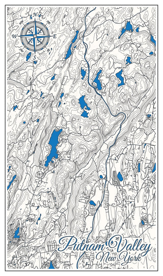 Putnam Valley, NY Printed Map