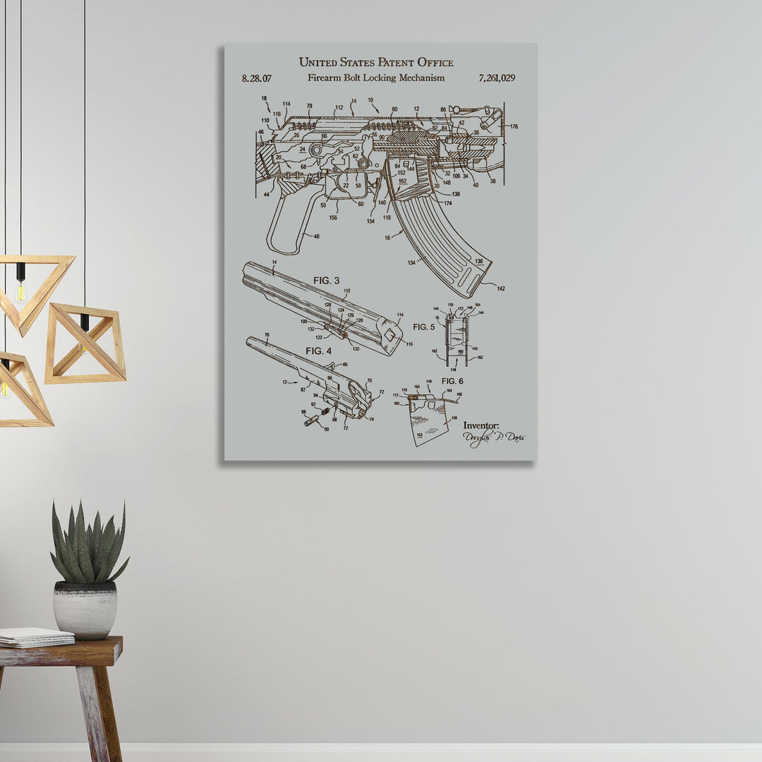 AK-47 Rifle - Fire & Pine