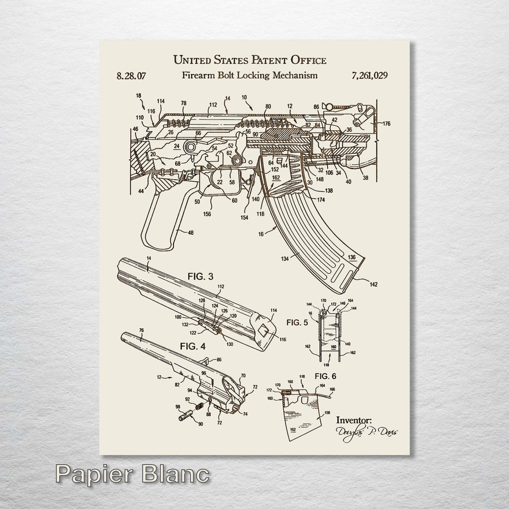 AK-47 Rifle - Fire & Pine