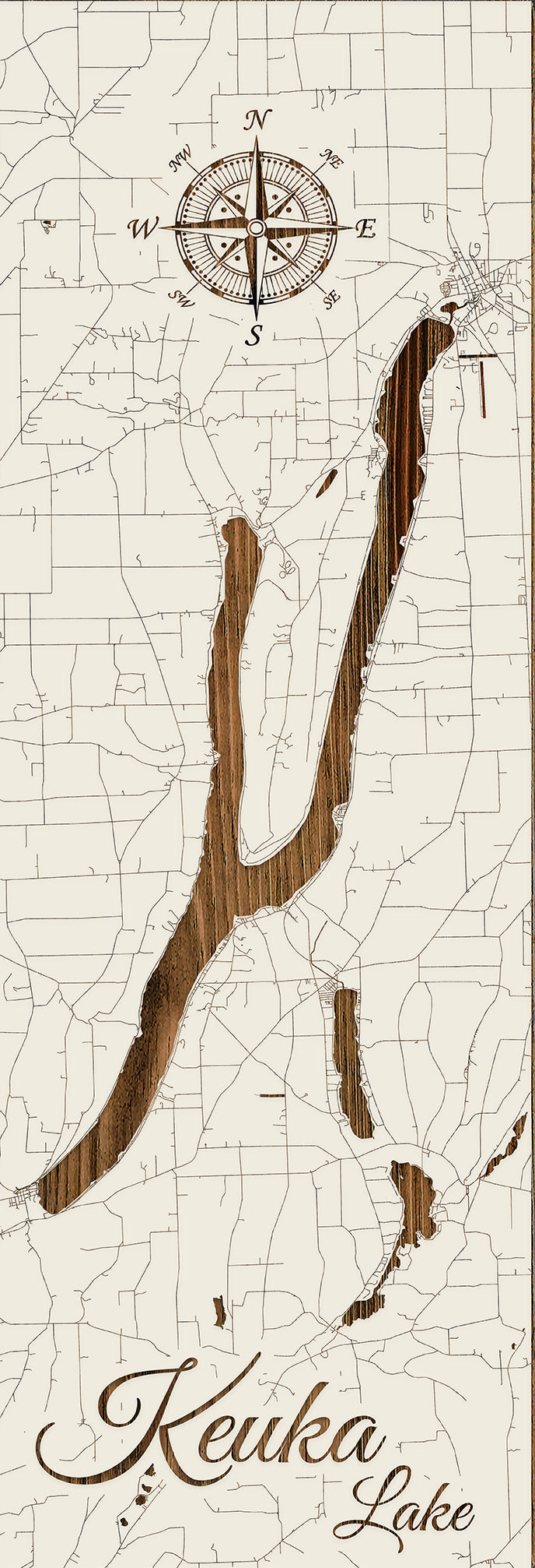 FP1496 - Keuka Lake, NY Engraved Panoramic (Standard)