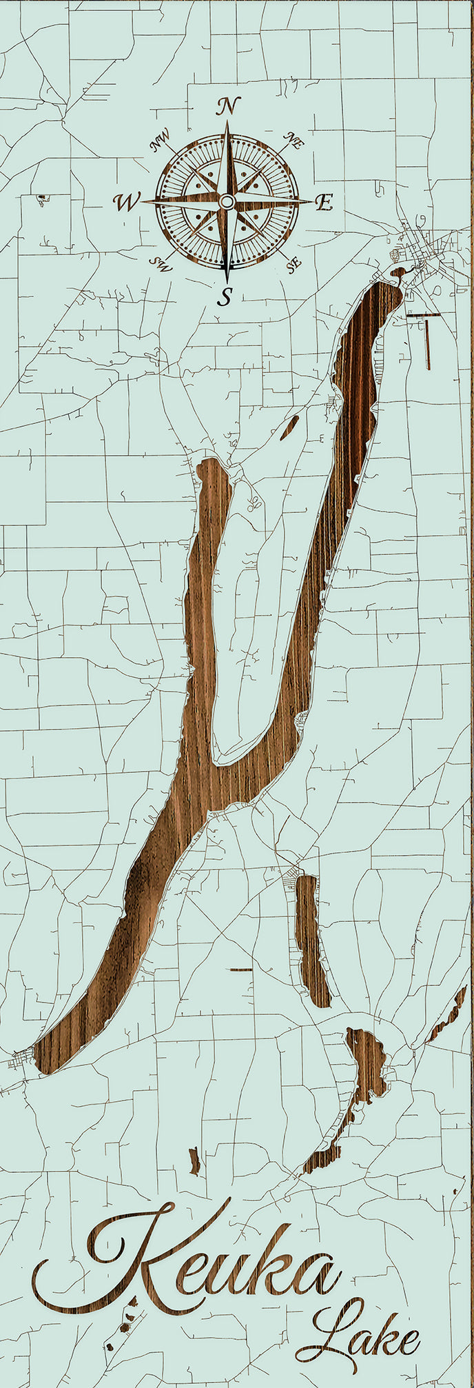 FP1496 - Keuka Lake, NY Engraved Panoramic (Standard)
