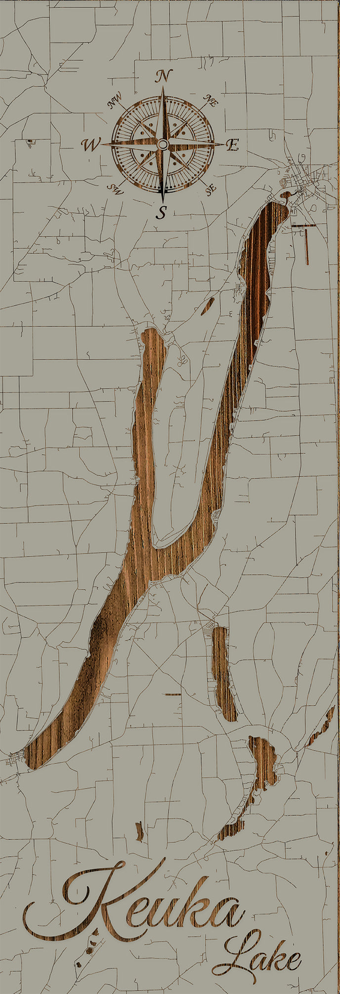 FP1496 - Keuka Lake, NY Engraved Panoramic (Standard)