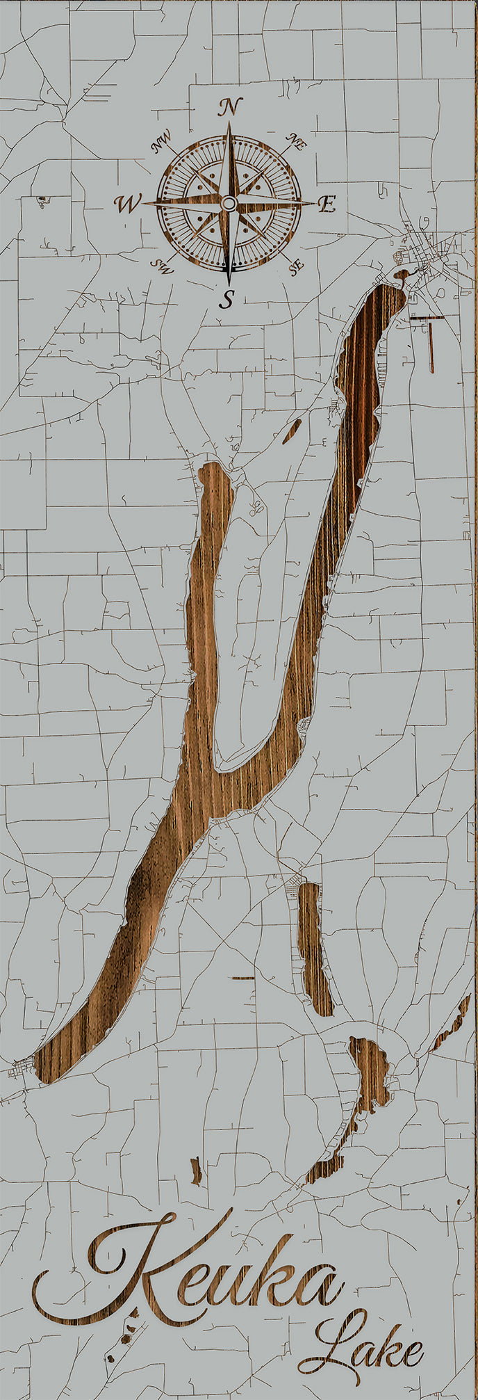 FP1496 - Keuka Lake, NY Engraved Panoramic (Standard)