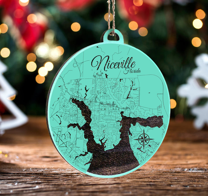 FP0772 - Niceville, FL Engraved Ornament (Standard)