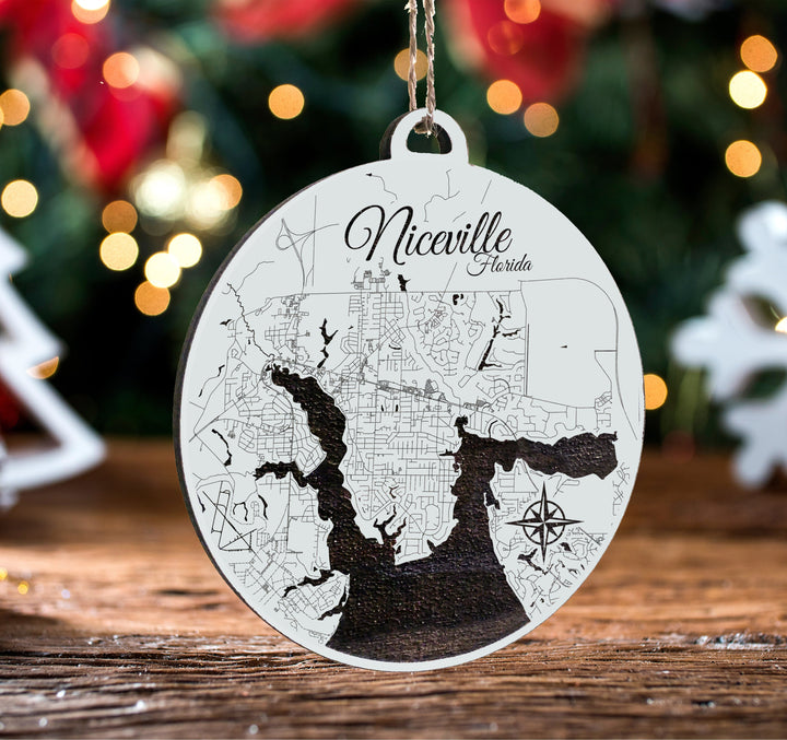 FP0772 - Niceville, FL Engraved Ornament (Standard)