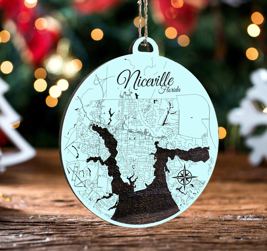 FP0772 - Niceville, FL Engraved Ornament (Standard)