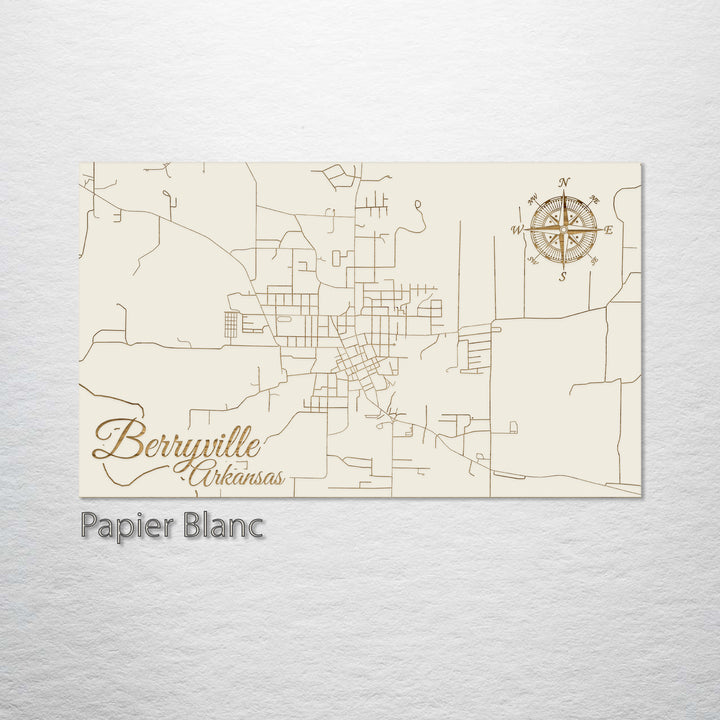 Berryville, Arkansas Street Map