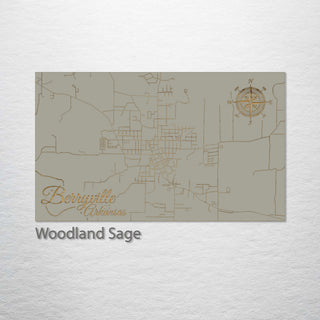 Berryville, Arkansas Street Map