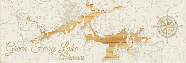 FP2023 - Greers Ferry Lake, AR Engraved Panoramic (Standard)