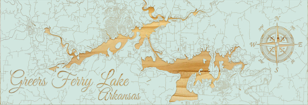 FP2023 - Greers Ferry Lake, AR Engraved Panoramic (Standard)