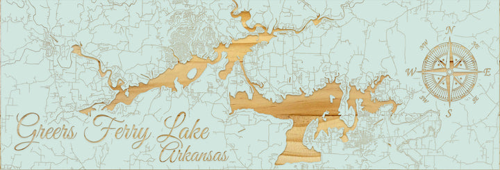 FP2023 - Greers Ferry Lake, AR Engraved Panoramic (Standard)