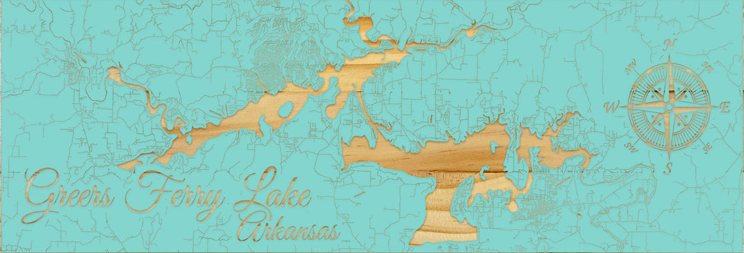 FP2023 - Greers Ferry Lake, AR Engraved Panoramic (Standard)