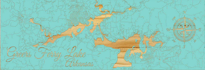 FP2023 - Greers Ferry Lake, AR Engraved Panoramic (Standard)