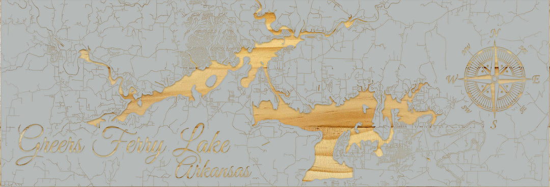 FP2023 - Greers Ferry Lake, AR Engraved Panoramic (Standard)