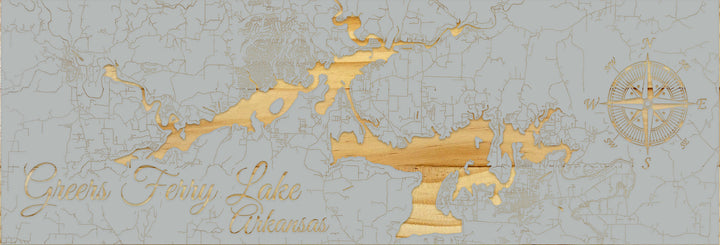 FP2023 - Greers Ferry Lake, AR Engraved Panoramic (Standard)