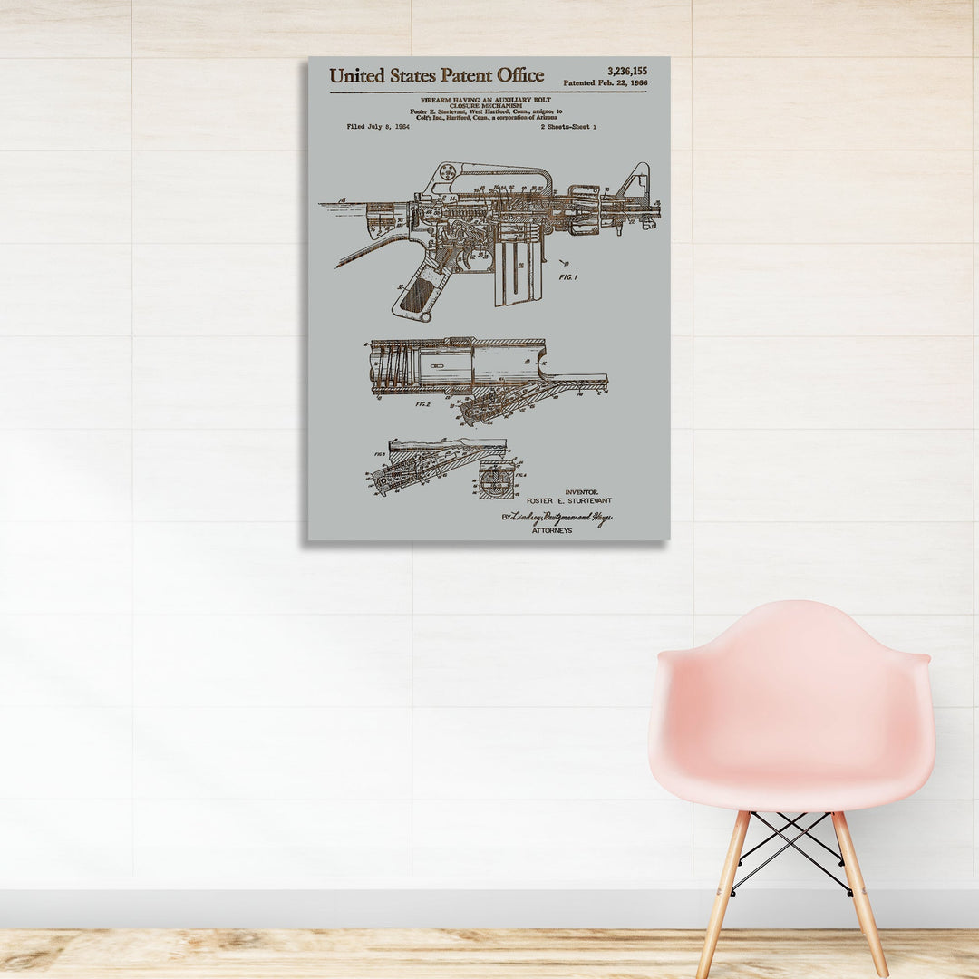 AR-15 Rifle - Fire & Pine