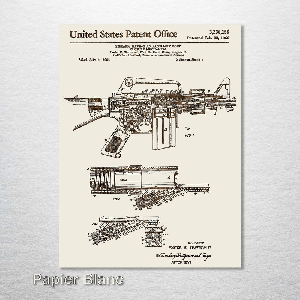AR-15 Rifle - Fire & Pine