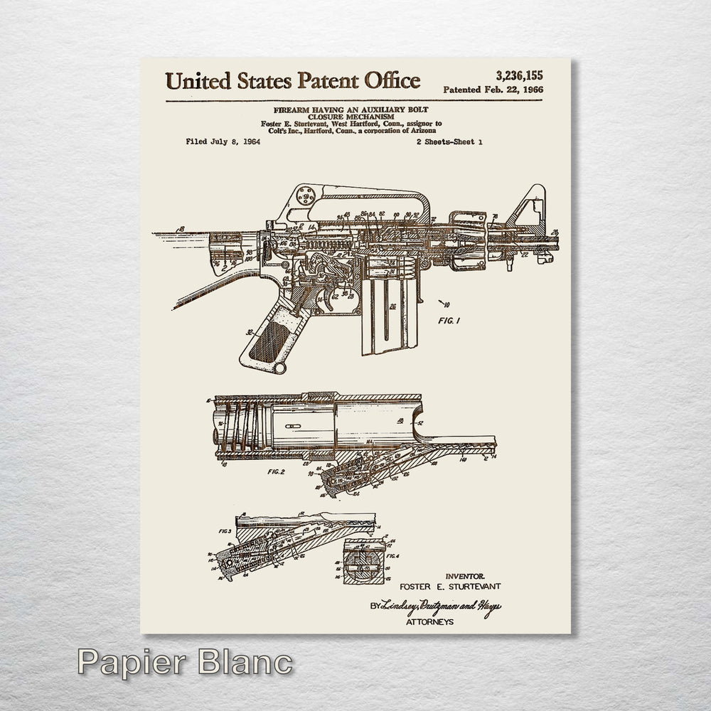 AR-15 Rifle - Fire & Pine