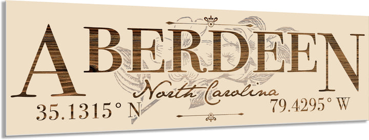 FP1371 - Aberdeen Dogwood, NC Engraved Stick (Standard)